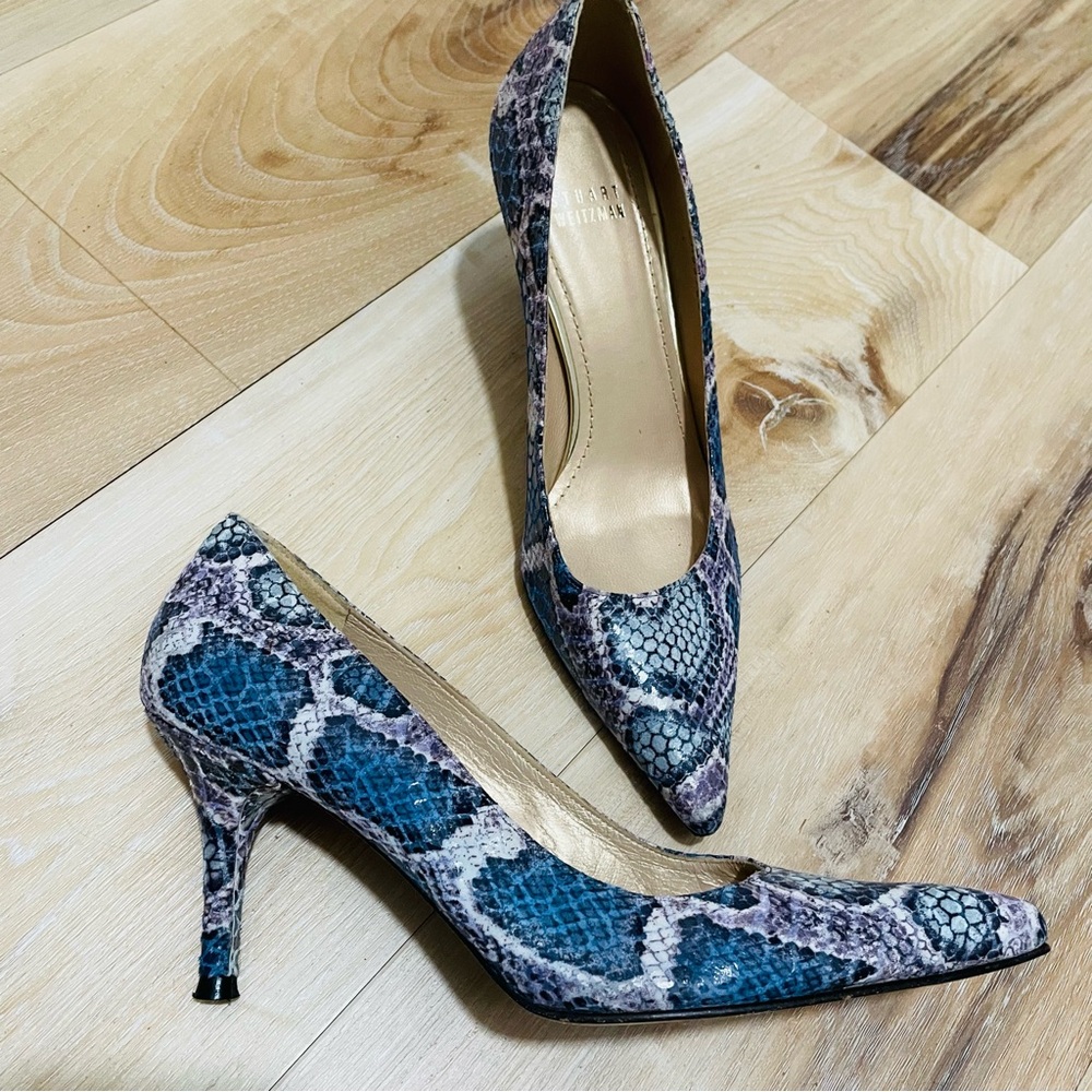 Stuart Weitzman Snakeskin Heels